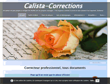 Tablet Screenshot of calista-corrections.com